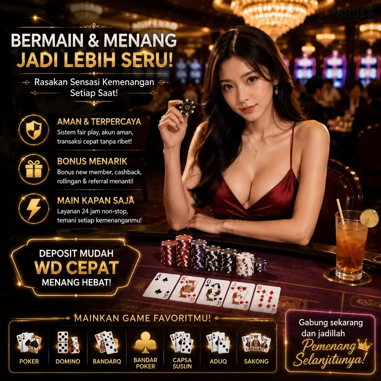 Ikon aplikasi 988bet resmi